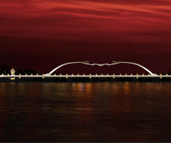 東路大橋-平海路大橋夜景